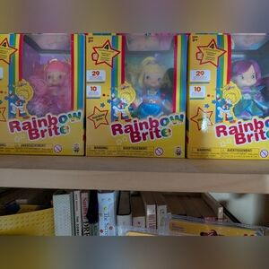 Rainbow Brite Doll Set - Pink, Yellow, and Purple